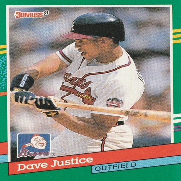 Dave Justice - Atlanta Braves MLB Card Collection - 6 Card Set - Picture 6 of 7